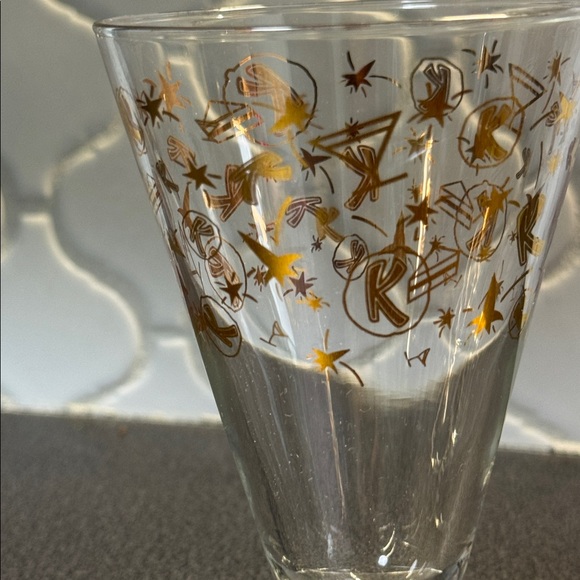 Set of two MCM KAHLUA Gold cocktail glasses - Picture 2 of 3